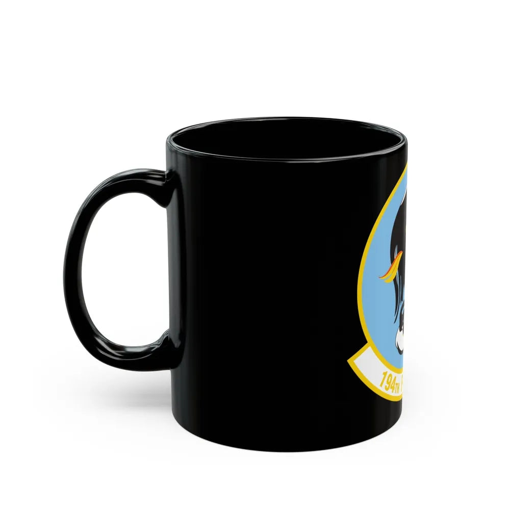 194 Fighter Squadron (U.S. Air Force) Black Coffee Mug-Go Mug Yourself