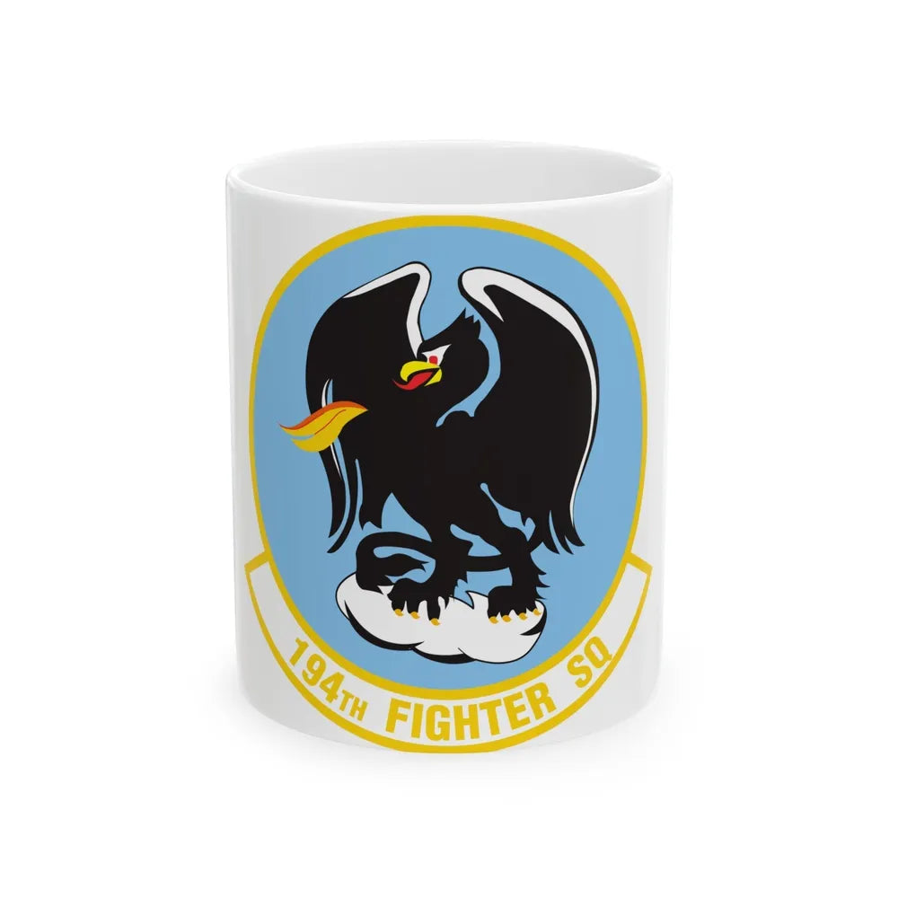 194 Fighter Squadron (U.S. Air Force) White Coffee Mug-11oz-Go Mug Yourself