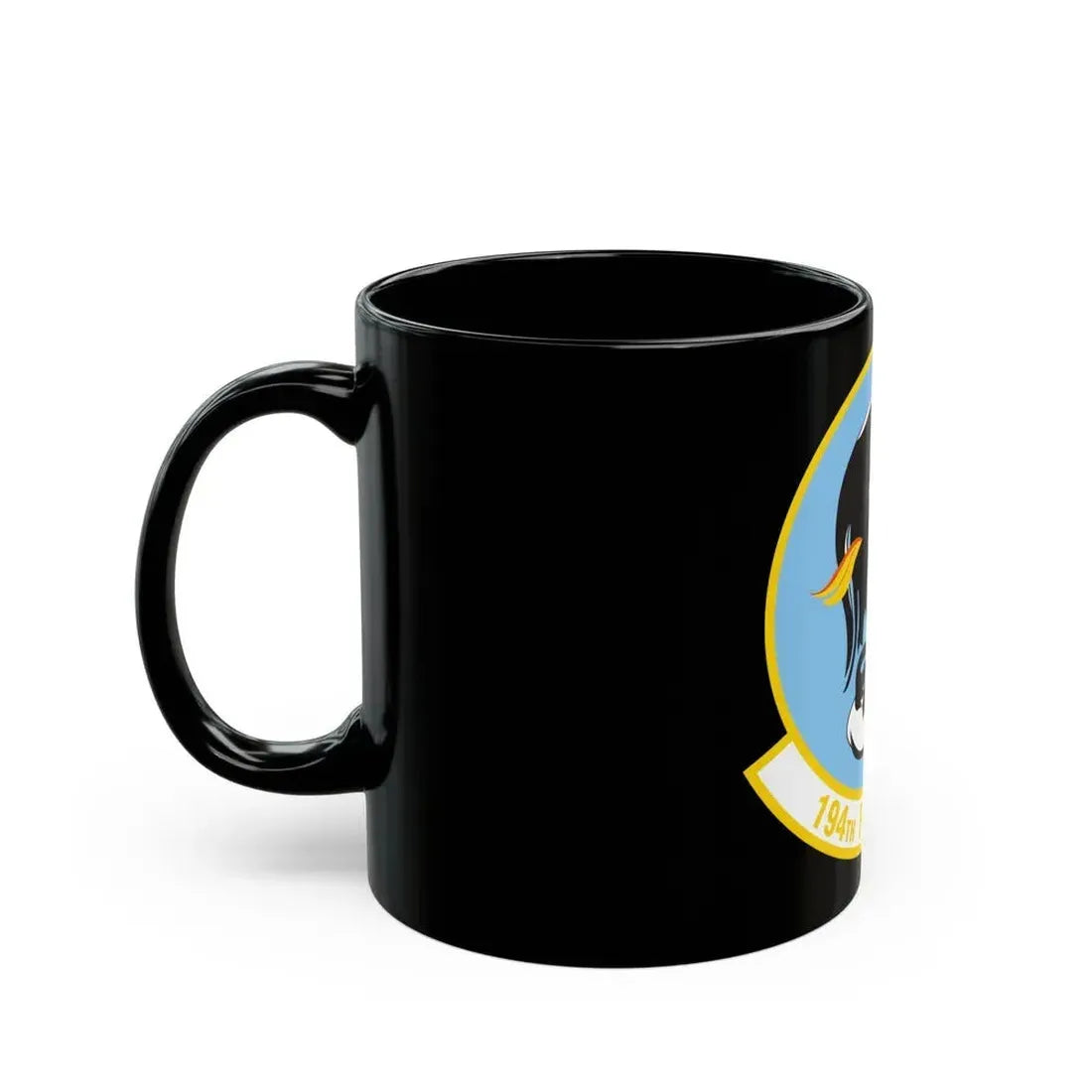 194 Fighter Squadron (U.S. Air Force) Black Coffee Mug - Go Mug Yourself