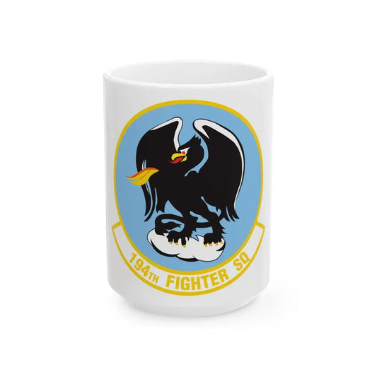194 Fighter Squadron (U.S. Air Force) White Coffee Mug 15oz - Go Mug Yourself