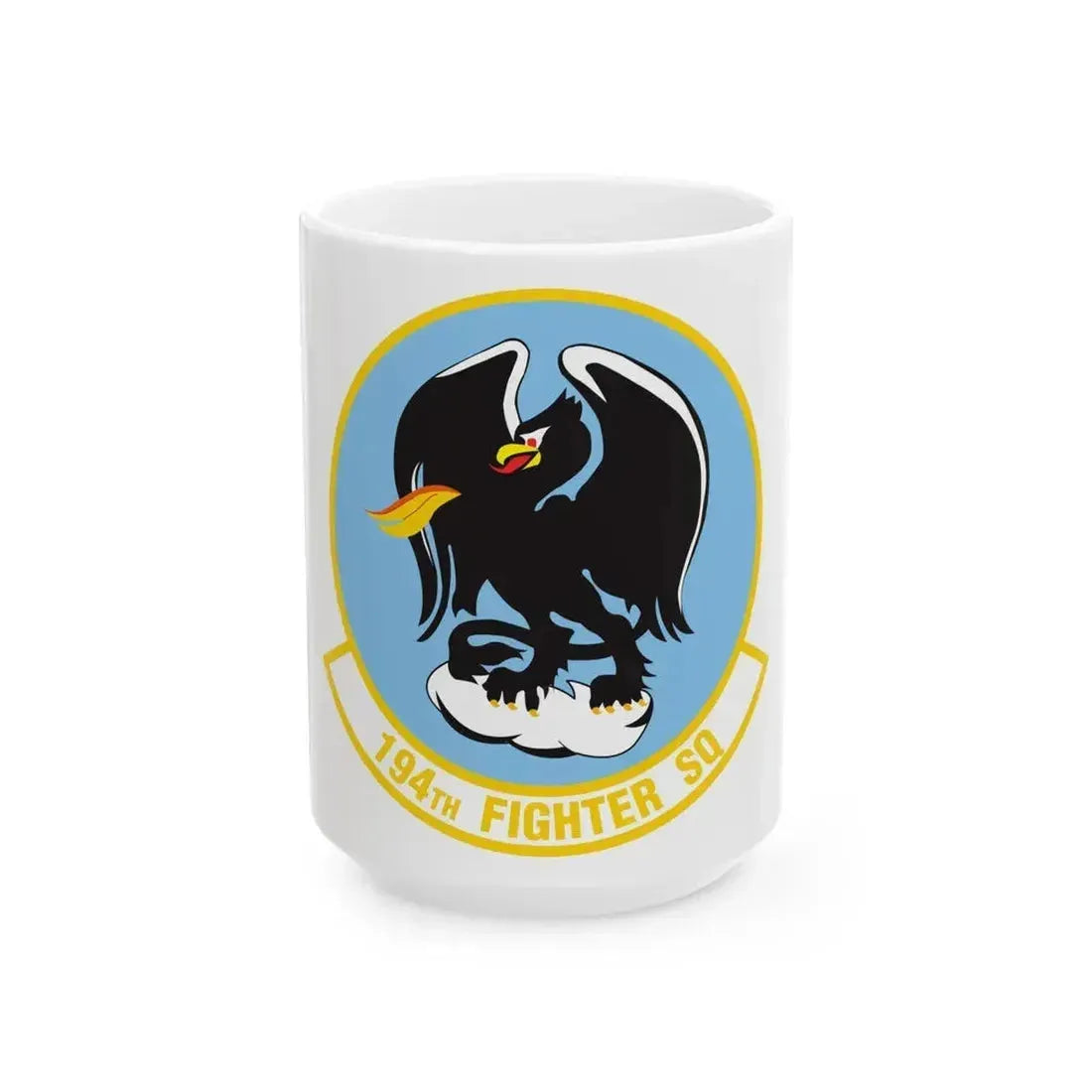 194 Fighter Squadron (U.S. Air Force) White Coffee Mug 15oz - Go Mug Yourself