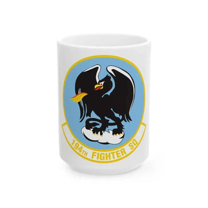 194 Fighter Squadron (U.S. Air Force) White Coffee Mug 15oz - Go Mug Yourself