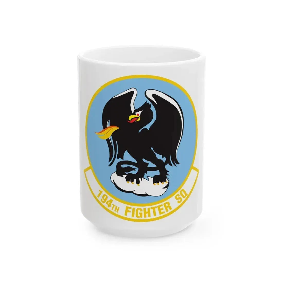 194 Fighter Squadron (U.S. Air Force) White Coffee Mug - Go Mug Yourself