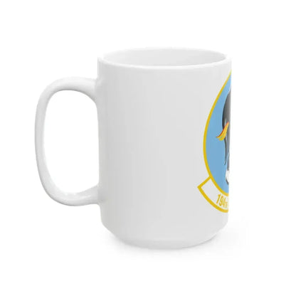 194 Fighter Squadron (U.S. Air Force) White Coffee Mug - Go Mug Yourself