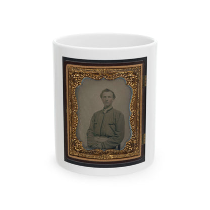 Lieutenant Horatio J. David Of Company B, 16th Georgia Infantry Regiment (U.S. Civil War) White Coffee Mug