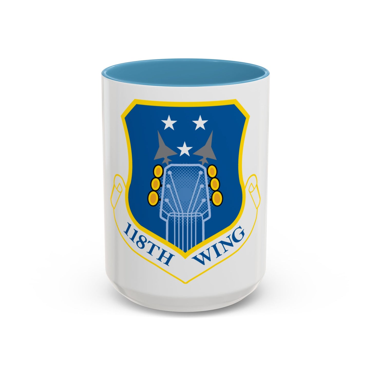 118th Wing ANG (U.S. Air Force) Accent Coffee Mug