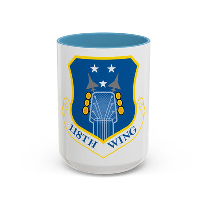 118th Wing ANG (U.S. Air Force) Accent Coffee Mug