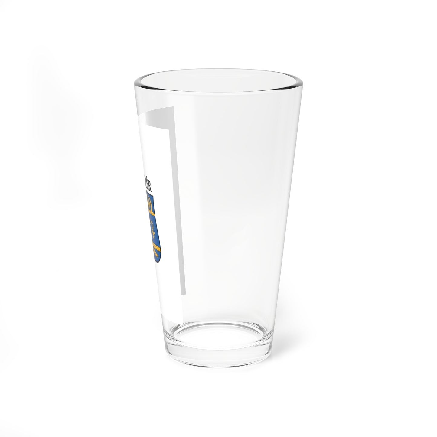 Flag of Kunpeszer vertical (Hungary) Pint Glass 16oz