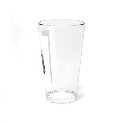 Flag of Kunpeszer vertical (Hungary) Pint Glass 16oz