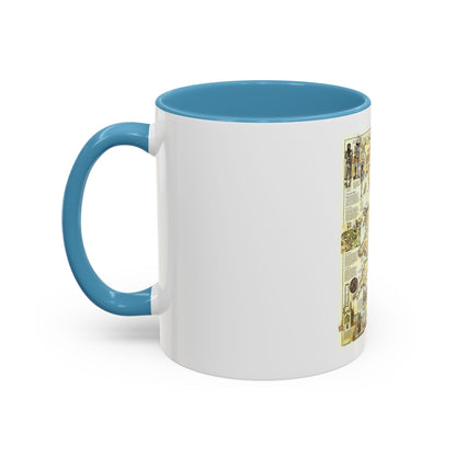 England - Medieval (1979) (Map) Accent Coffee Mug