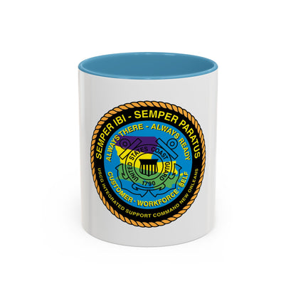 USCG ISC New Orleans (U.S. Coast Guard) Accent Coffee Mug