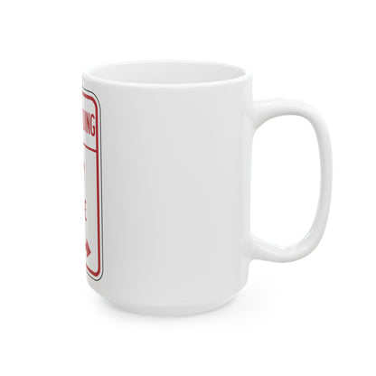 NYSDOT NYP1-5 (New York) (Road Sign) White Coffee Mug