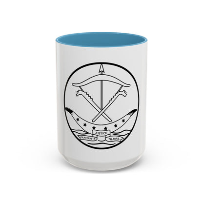 Seal of Dahomey - Accent Coffee Mug