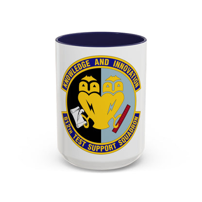 812 Test and Support Squadron AFMC (U.S. Air Force) Accent Coffee Mug