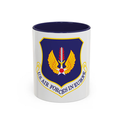USAF in Europe (U.S. Air Force) Accent Coffee Mug