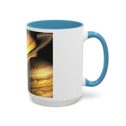 Space - The Solar System - Our Celestial Family (1990) (Map) Accent Coffee Mug