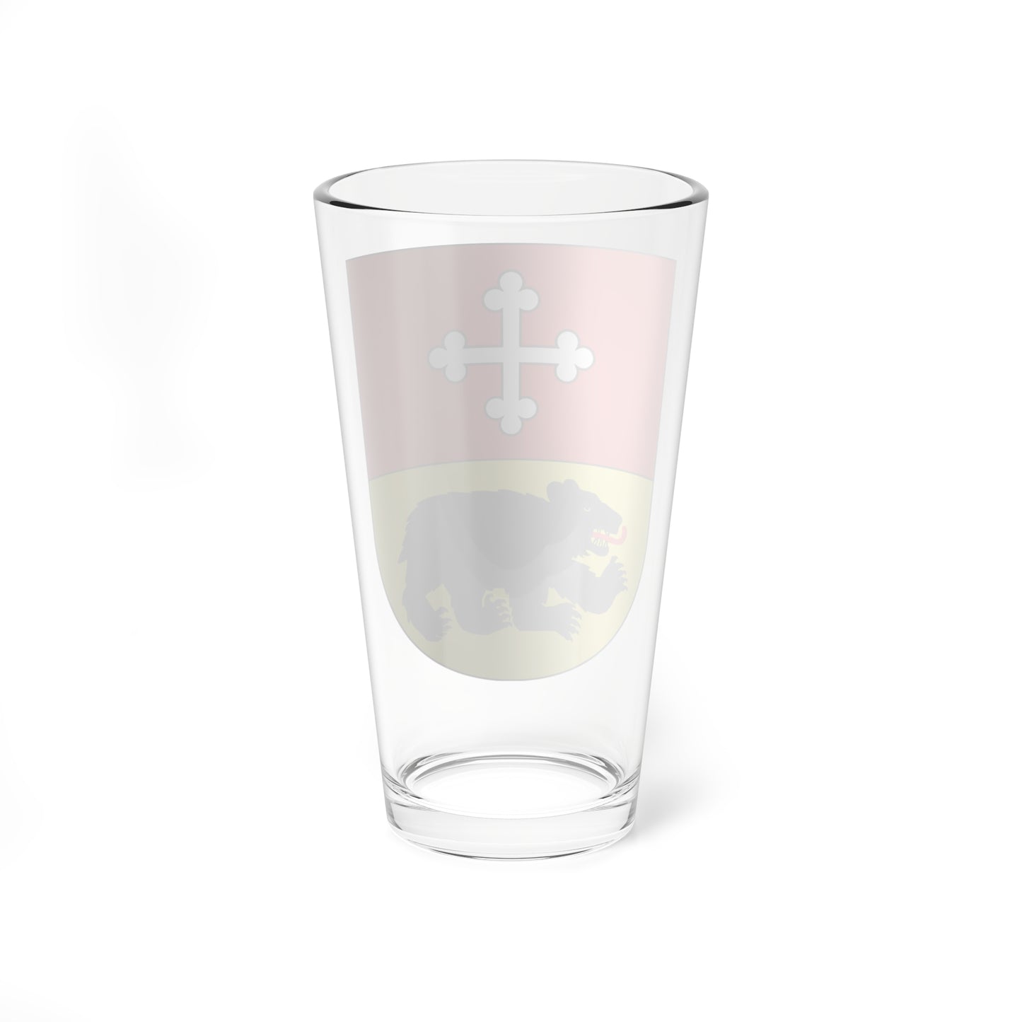 Ursy-coat of arms (Switzerland) (Coat of Arms) Pint Glass 16oz