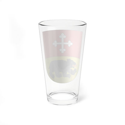 Ursy-coat of arms (Switzerland) (Coat of Arms) Pint Glass 16oz