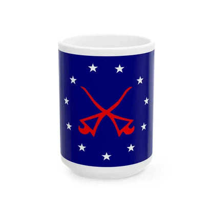 1949 Malaya Flag Proposal 1 (Malaysia) White Coffee Mug 15oz - Go Mug Yourself