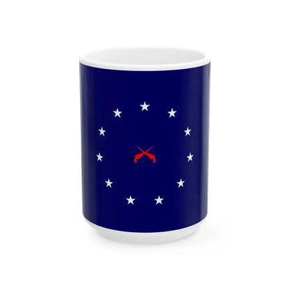 1949 Malaya Flag Proposal 1-new (Malaysia) White Coffee Mug 15oz - Go Mug Yourself
