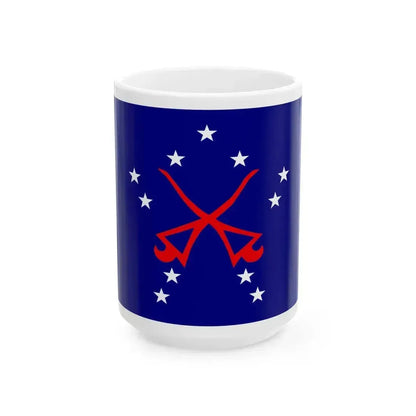1949 Malaya Flag Proposal 2 (Malaysia) White Coffee Mug 15oz - Go Mug Yourself
