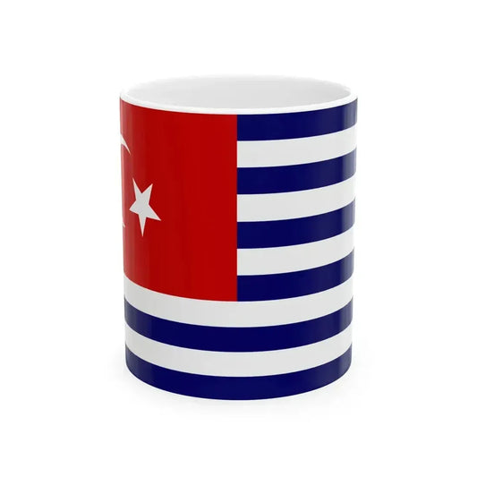 1949 Malaya Flag Proposal 3-new (Malaysia) White Coffee Mug 11oz - Go Mug Yourself