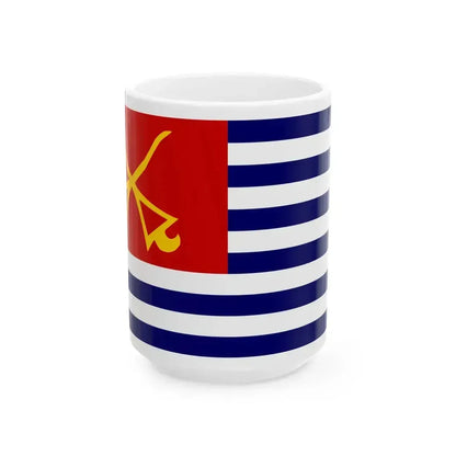 1949 Malaya Flag Proposal 4 (Malaysia) White Coffee Mug 15oz - Go Mug Yourself