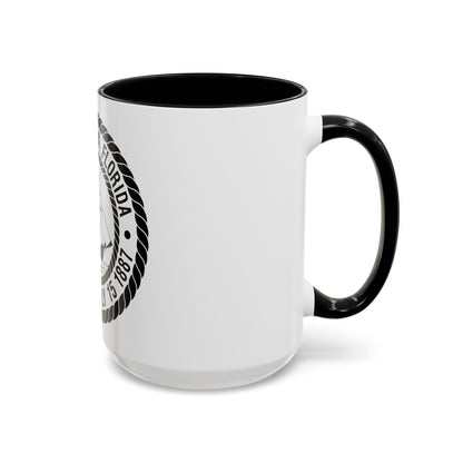 Seal of Tampa Florida - Accent Coffee Mug