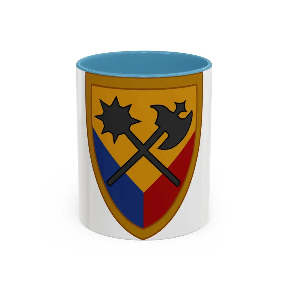 194th Armored Brigade 2 (U.S. Army) Accent Coffee Mug 11oz Light Blue - Go Mug Yourself