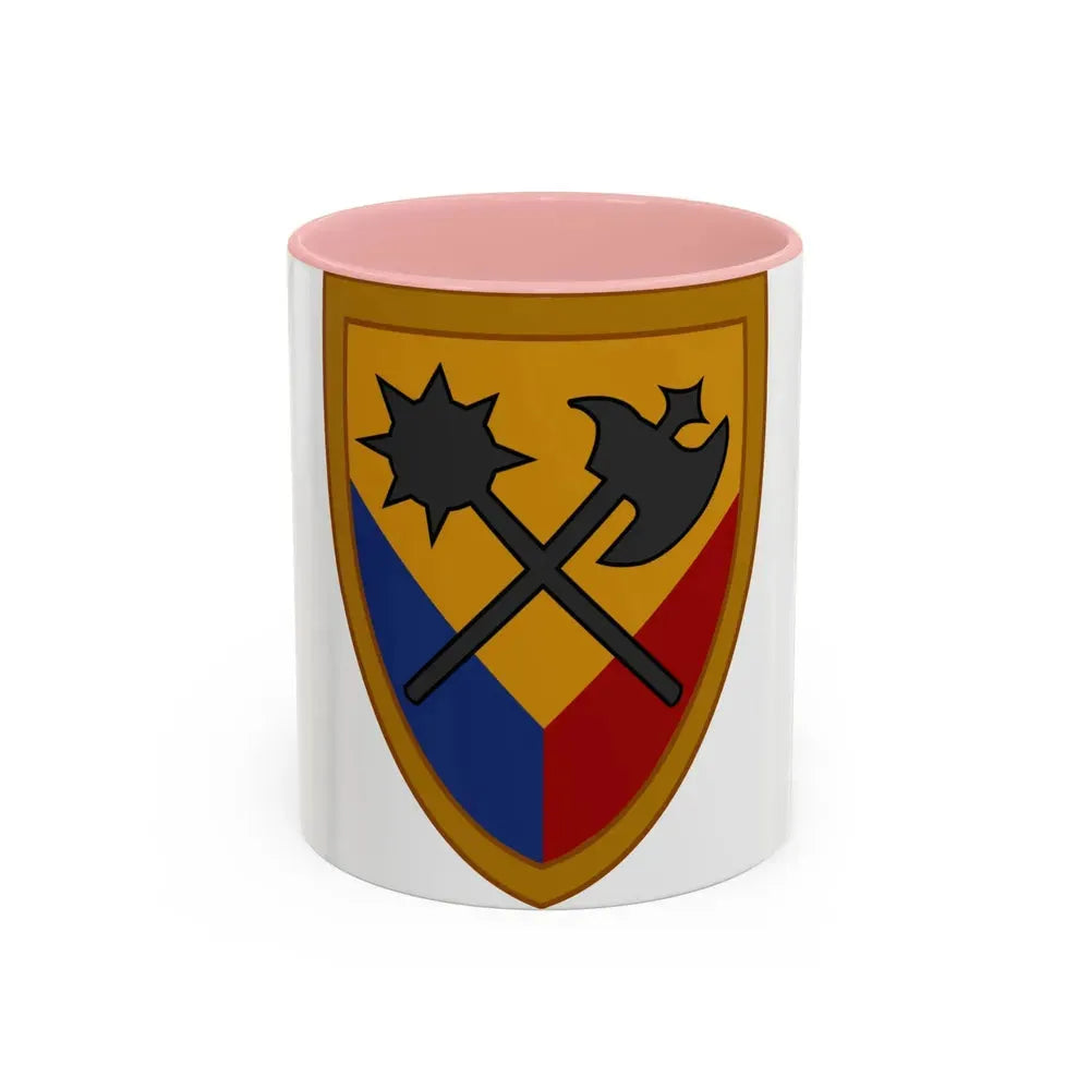 194th Armored Brigade 2 (U.S. Army) Accent Coffee Mug 11oz Pink - Go Mug Yourself