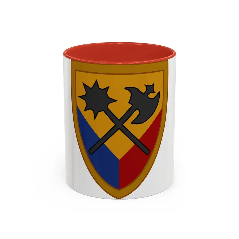 194th Armored Brigade 2 (U.S. Army) Accent Coffee Mug 11oz Red - Go Mug Yourself