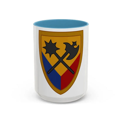 194th Armored Brigade 2 (U.S. Army) Accent Coffee Mug 15oz Light Blue - Go Mug Yourself