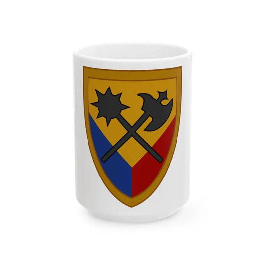 194th Armored Brigade 2 (U.S. Army) White Coffee Mug 15oz - Go Mug Yourself