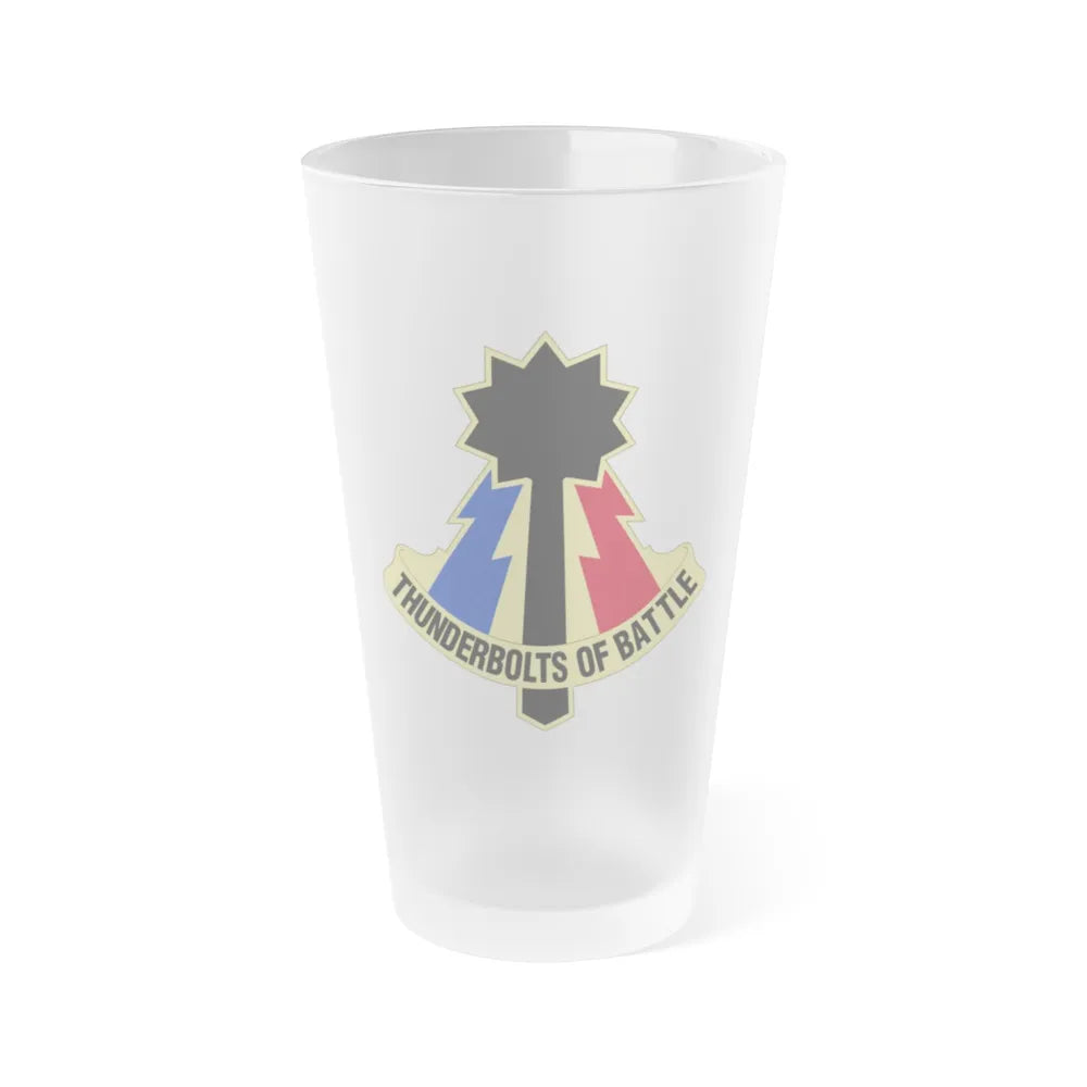 194th Armored Brigade (U.S. Army) Frosted Pint Glass 16oz-Go Mug Yourself