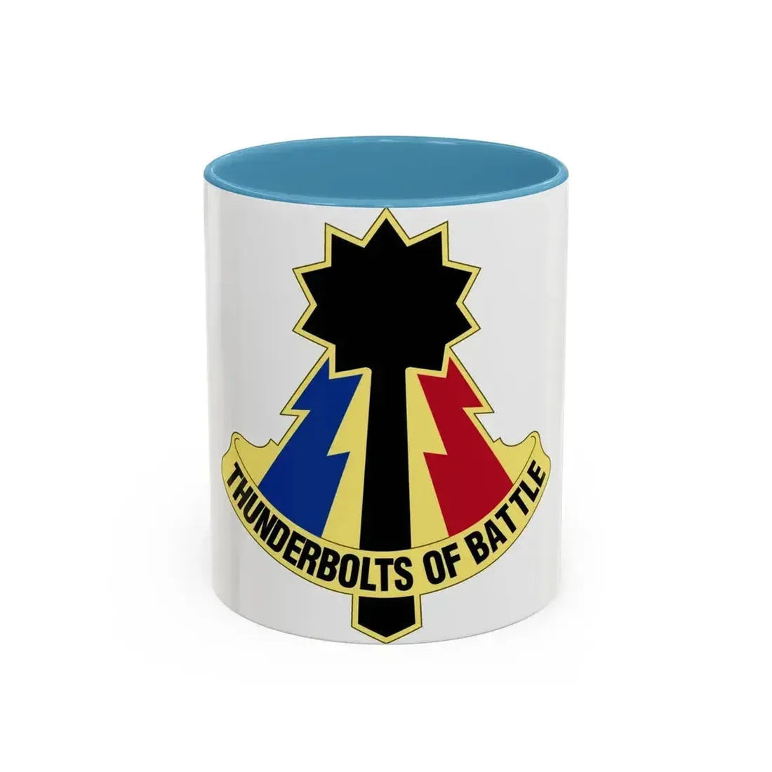 194th Armored Brigade (U.S. Army) Accent Coffee Mug 11oz Light Blue - Go Mug Yourself