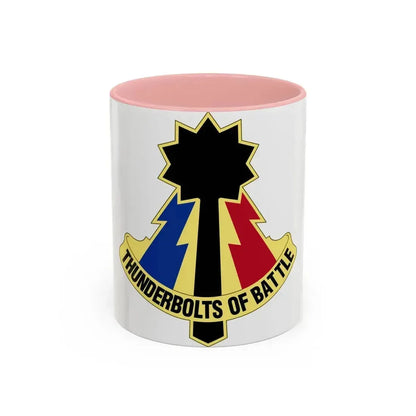 194th Armored Brigade (U.S. Army) Accent Coffee Mug 11oz Pink - Go Mug Yourself