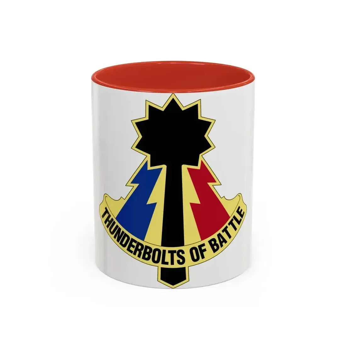 194th Armored Brigade (U.S. Army) Accent Coffee Mug 11oz Red - Go Mug Yourself