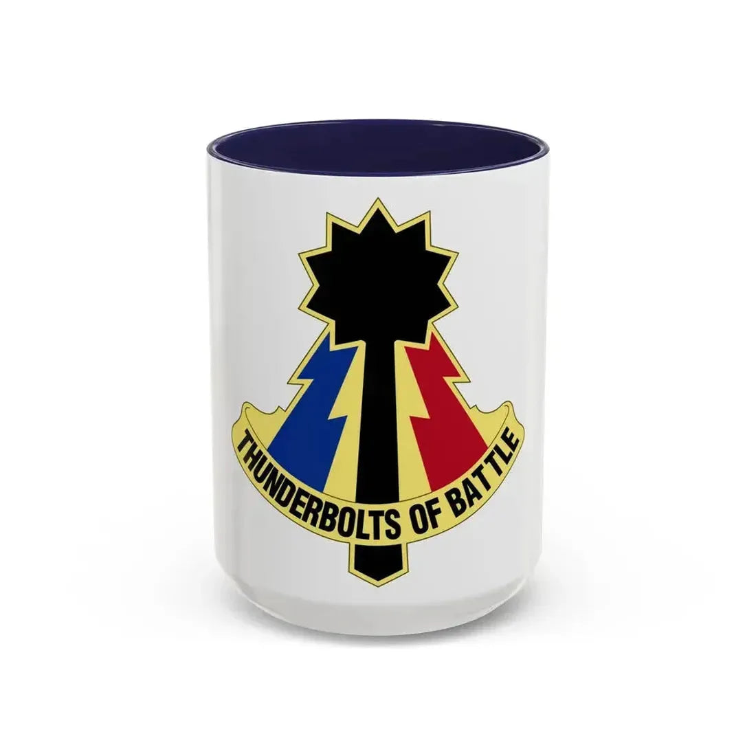 194th Armored Brigade (U.S. Army) Accent Coffee Mug 15oz Navy - Go Mug Yourself