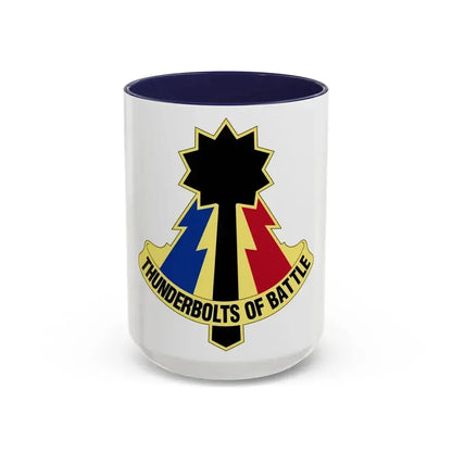 194th Armored Brigade (U.S. Army) Accent Coffee Mug 15oz Navy - Go Mug Yourself