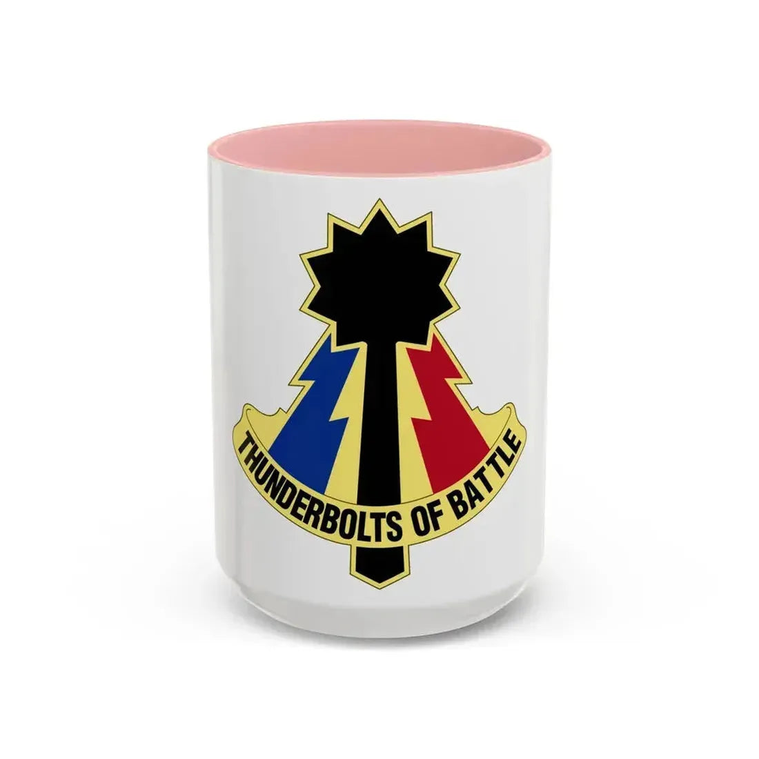 194th Armored Brigade (U.S. Army) Accent Coffee Mug 15oz Pink - Go Mug Yourself