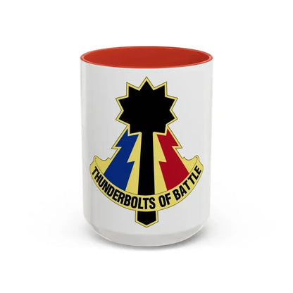 194th Armored Brigade (U.S. Army) Accent Coffee Mug 15oz Red - Go Mug Yourself