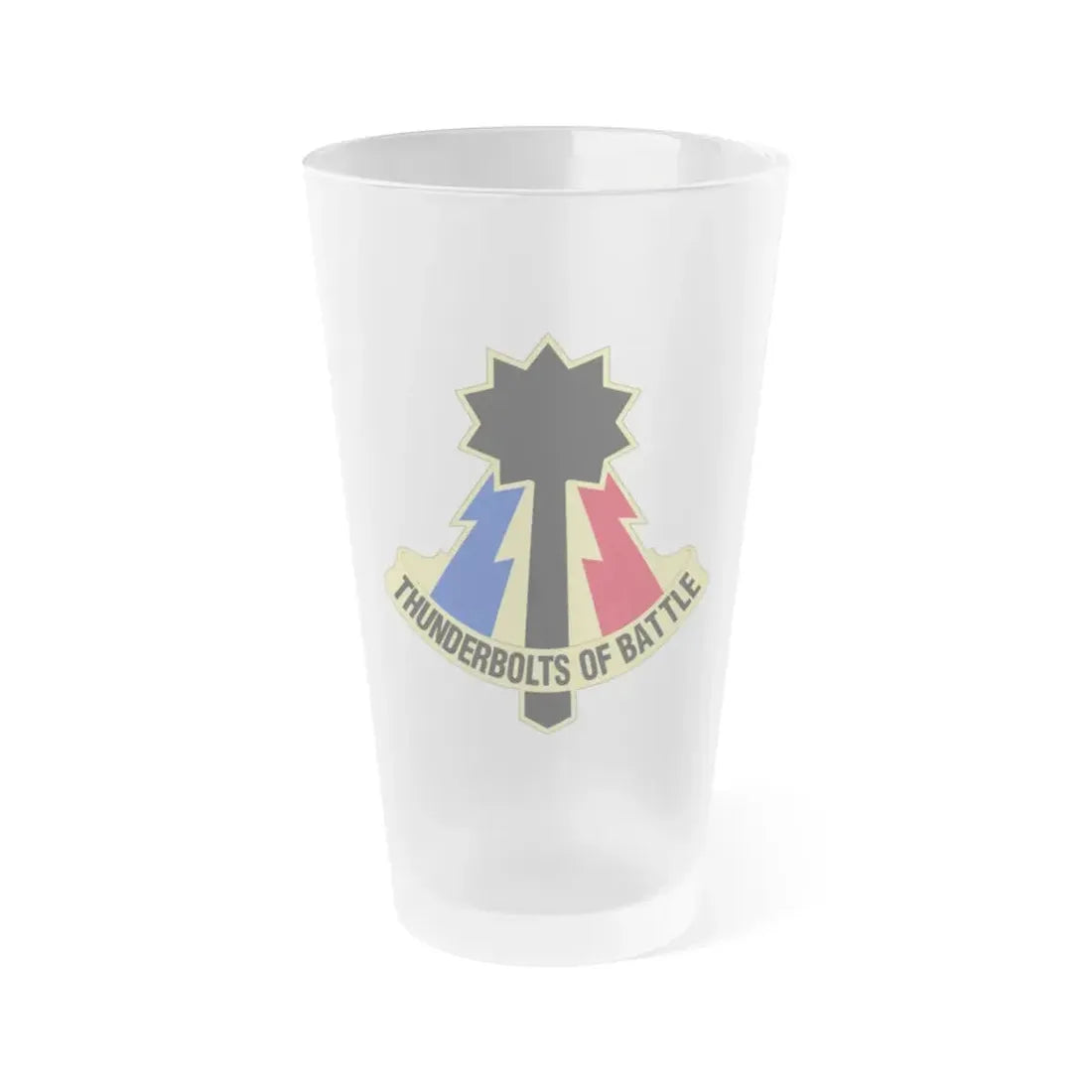 194th Armored Brigade (U.S. Army) Frosted Pint Glass 16oz Default Title - Go Mug Yourself