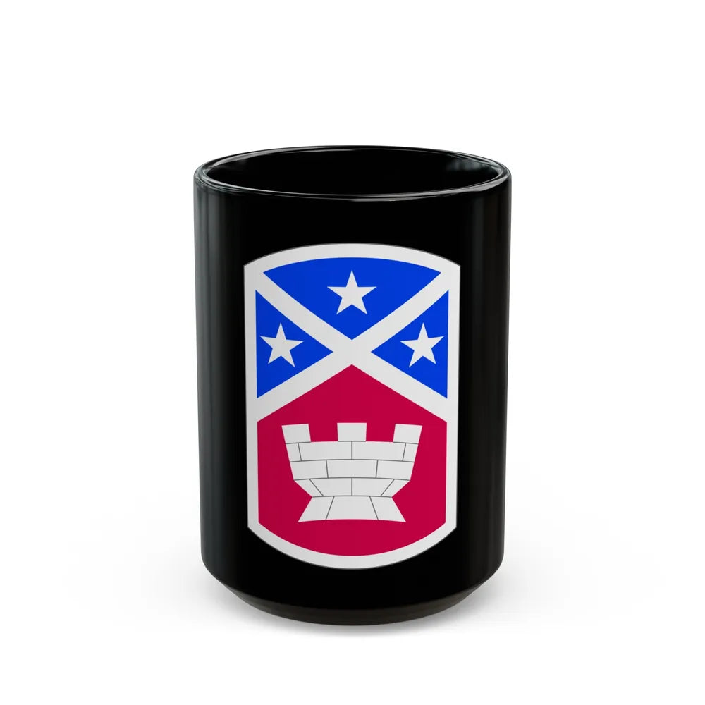 194th Engineer Brigade (U.S. Army) Black Coffee Mug-15oz-Go Mug Yourself