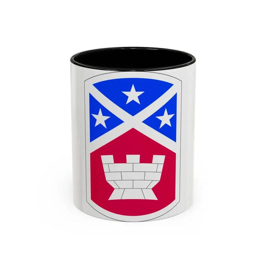 194th Engineer Brigade (U.S. Army) Accent Coffee Mug 11oz Black - Go Mug Yourself