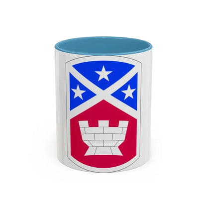 194th Engineer Brigade (U.S. Army) Accent Coffee Mug 11oz Light Blue - Go Mug Yourself