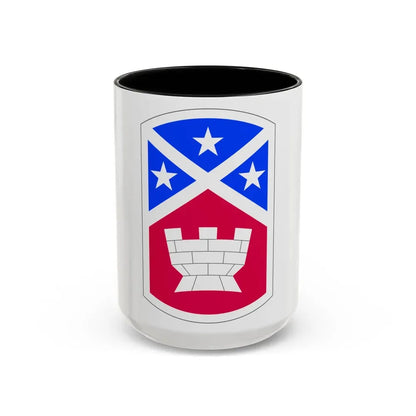 194th Engineer Brigade (U.S. Army) Accent Coffee Mug 15oz Black - Go Mug Yourself