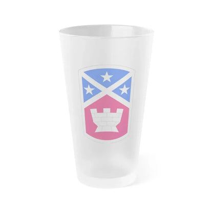 194th Engineer Brigade (U.S. Army) Frosted Pint Glass 16oz Default Title - Go Mug Yourself