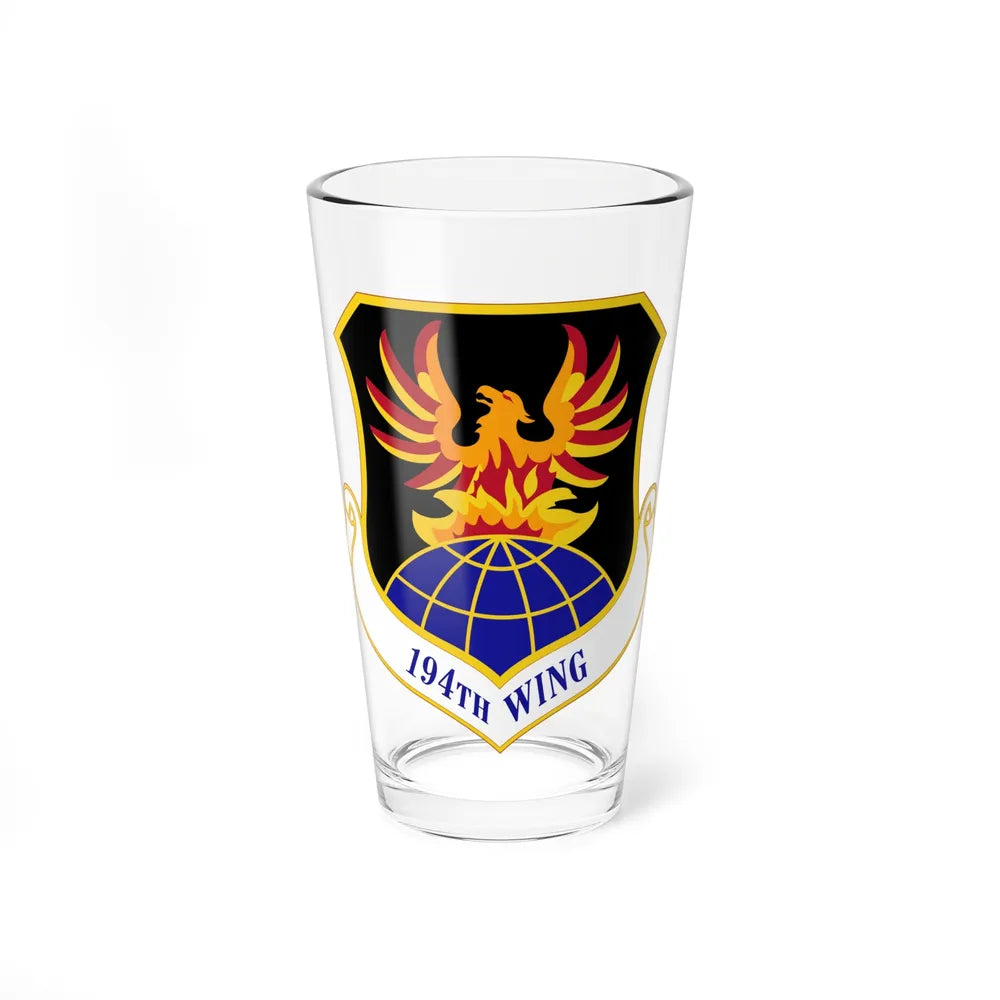 194th Wing (U.S. Air Force) Pint Glass 16oz-16oz-Go Mug Yourself