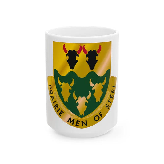 195 Armor Regiment (U.S. Army) White Coffee Mug-15oz-Go Mug Yourself