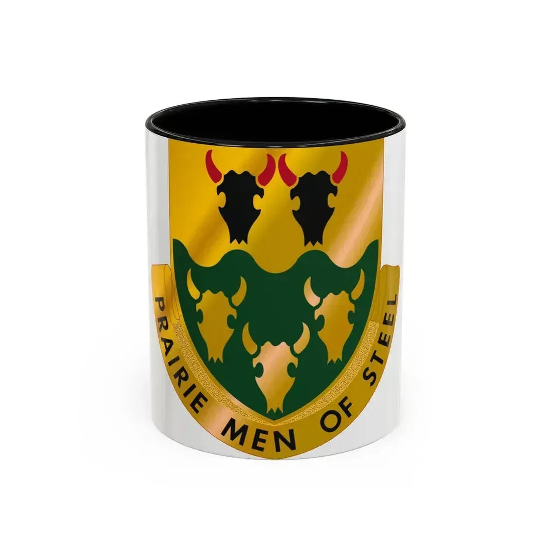 195 Armor Regiment (U.S. Army) Accent Coffee Mug 11oz Black - Go Mug Yourself
